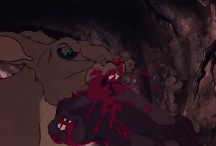 Woundwort kills a rabbit