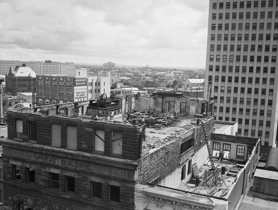 The Wheat Building was demolished in 1940.