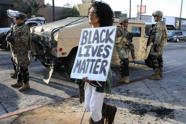 los angeles black lives matter protest