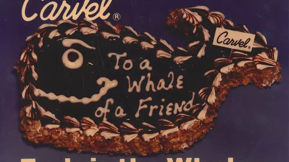 Early versions of Fudgie in the 1980s included nut toppings and different colors. - Carvel