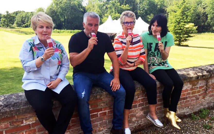 The new line up: Sandi Toksvig, Paul Hollywood, Prue Leith and Noel Fielding - Paul Hollywood/Twitter
