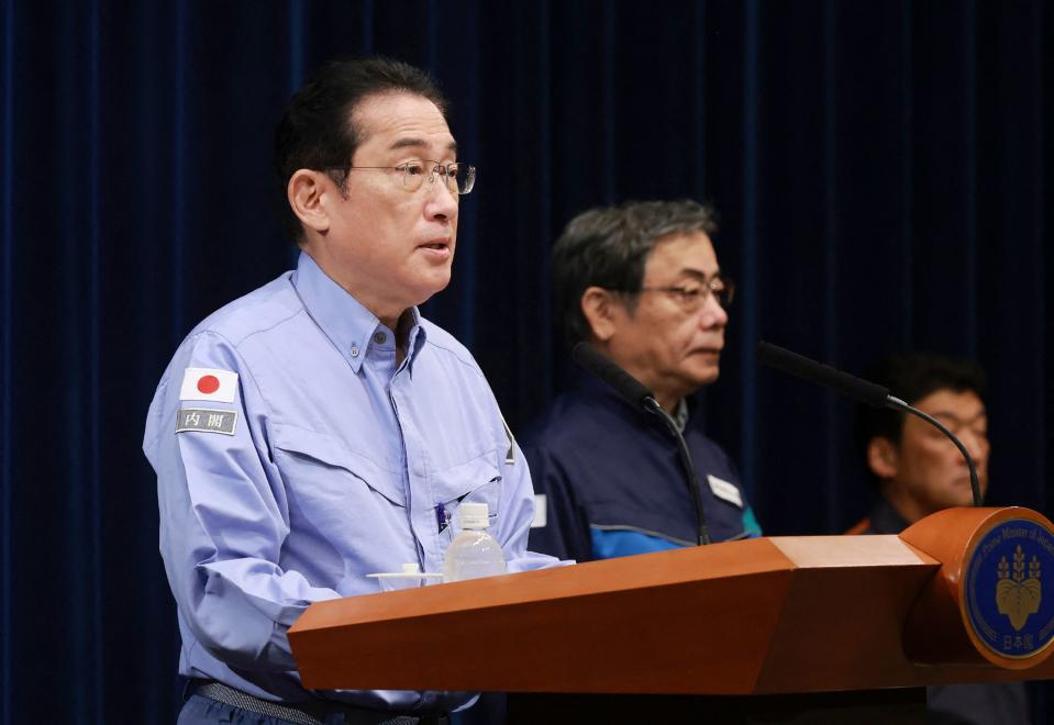 岸田政府針對中國全面禁止日本水產品，向WTO提出書面抗議。（AFP）