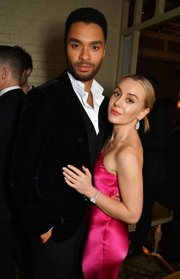 Regé-Jean Page and girlfriend Emily Brown<p>Dave Benett/Getty Images for Netflix</p>