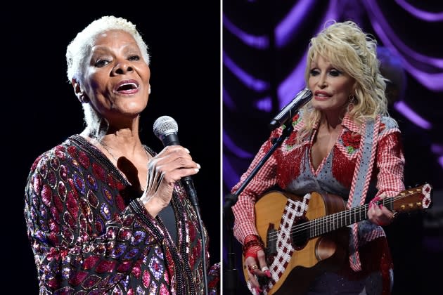 dionne-and-dolly-collab - Credit: Theo Wargo/Getty Images; Michael Loccisano/Getty Images