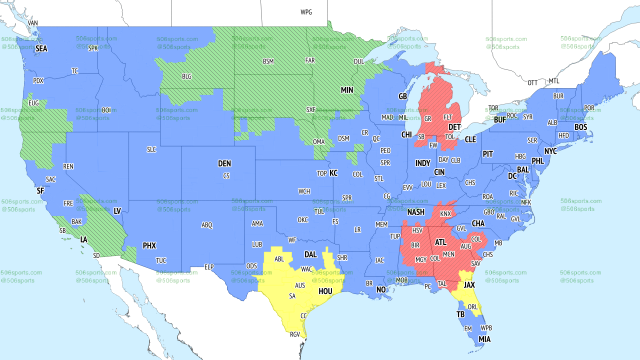 NFL playoff Monday wild card schedule, TV coverage map