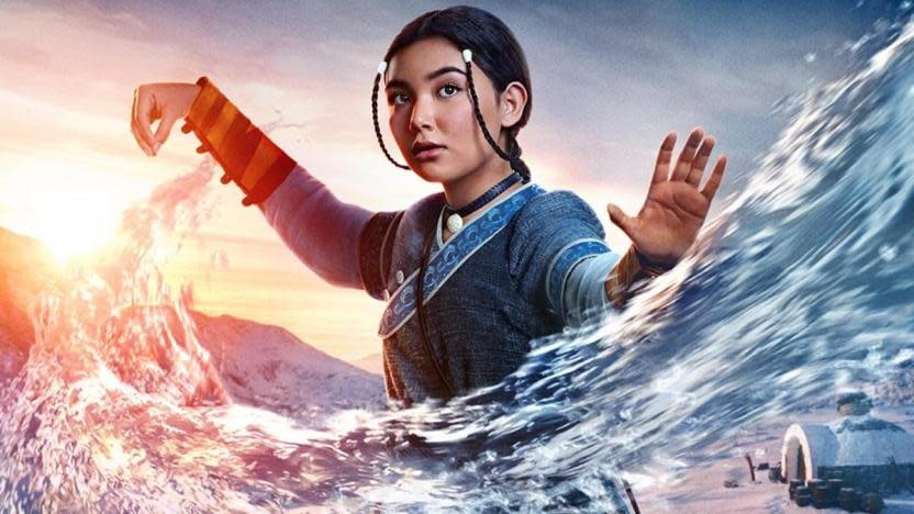 Kiawentiio como Katara en 'Avatar: The Last Airbender'. (Crédito: Netflix)