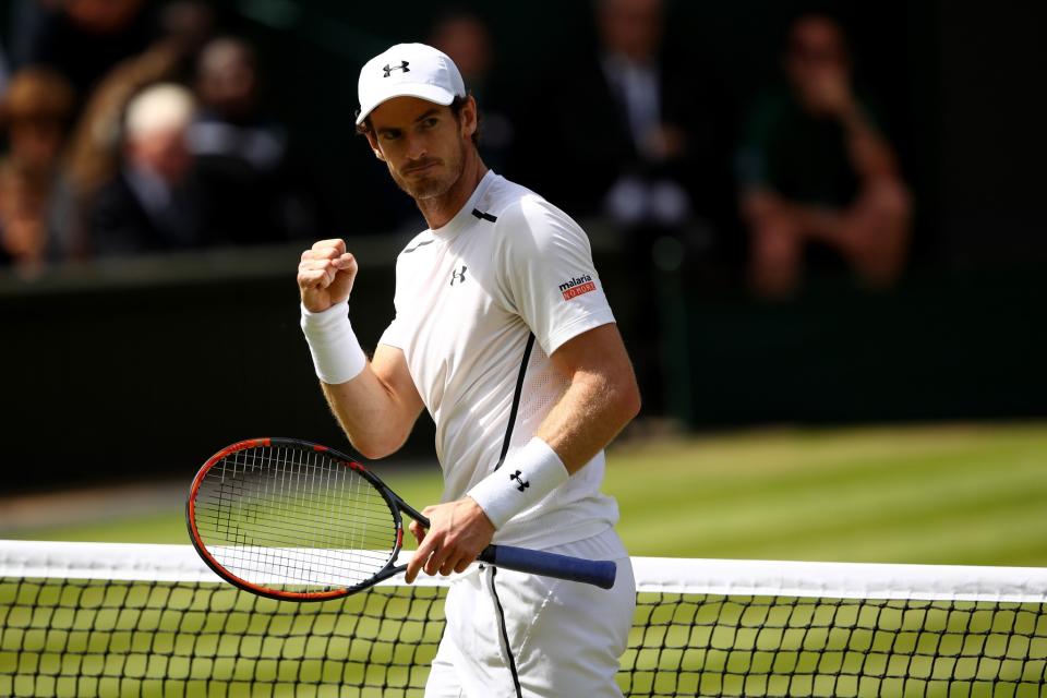 Andy Murray is defending his Wimbledon crown