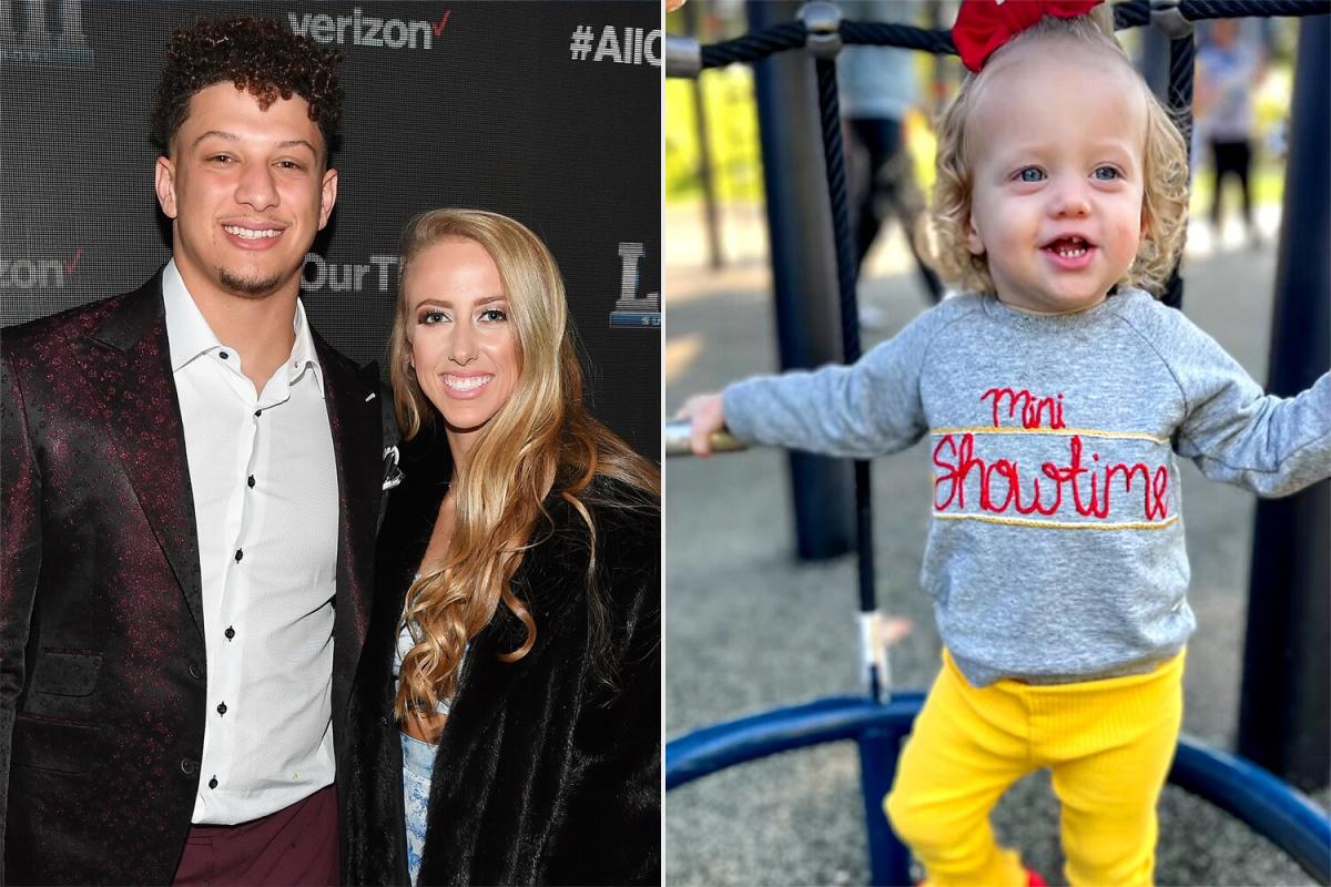 Brittany Mahomes shares new pics of son and daughter with dad