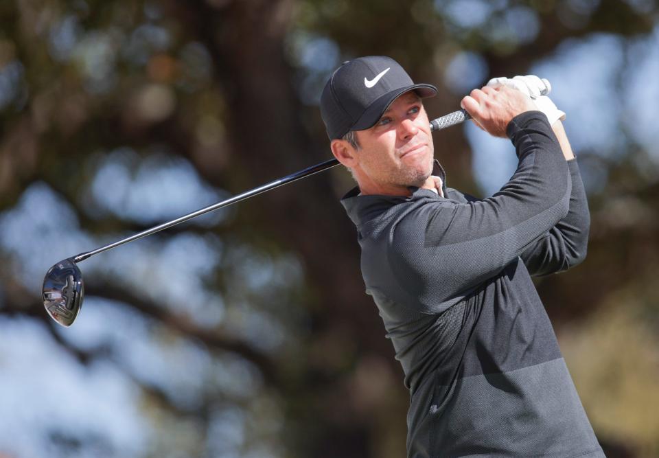 Paul Casey at the 2022 World Golf Championships-Dell Technologies Match Play in Austin, Texas. Photo: Erich Schlegel-USA TODAY Sports