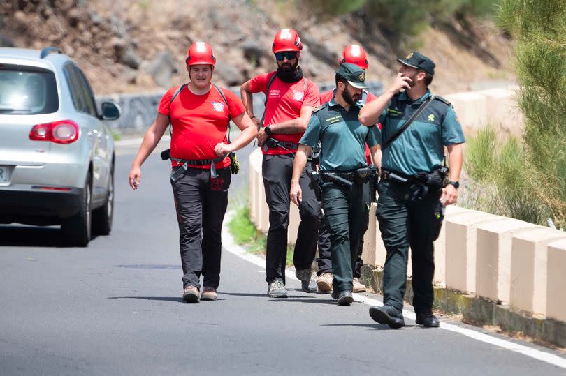 Spanish Police and Fire Rescue teams  continue to search for Jay Slater