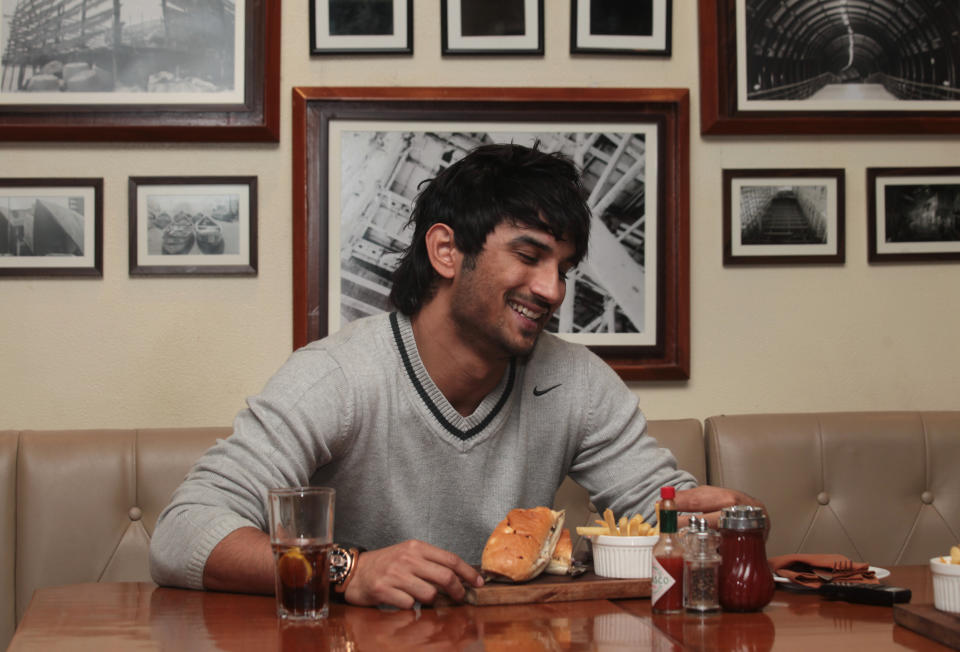 MUMBAI, INDIA - JANUARY 28: Indian actor Sushant Singh Rajput during an interview with Hindustan Times, on January 28, 2013 in Mumbai, India.  (Photo by Vidya Subramanian /Hindustan Times)