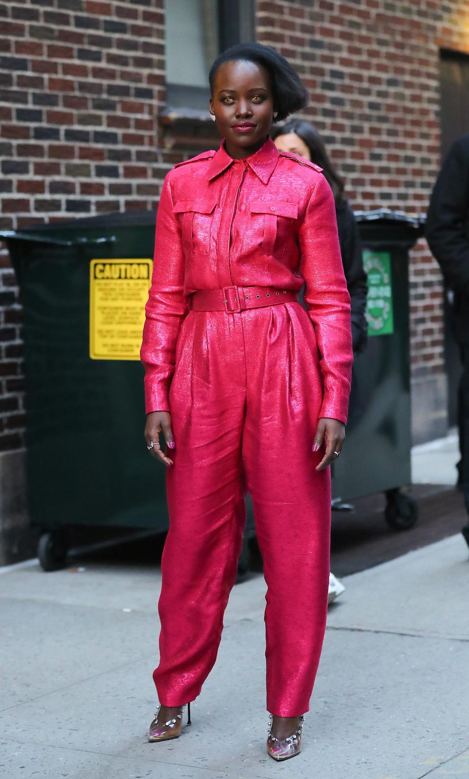 Lupita Nyong'o'The Late Show with Stephen Colbert' TV show, New York, USA - 18 Mar 2019