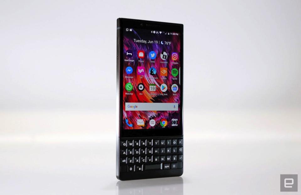 It'll still be a little while yet before the first BlackBerry KEY2s wind up on