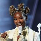 Brandy Norwood hit the stage at the 2020 Billboard Music Awards with her long, blonde box braids styled into at least five Bantu knots. It's a friendly reminder of the versatility of <a href="https://www.allure.com/story/how-to-take-down-box-braids-protective-styles?mbid=synd_yahoo_rss" rel="nofollow noopener" target="_blank" data-ylk="slk:protective styles;elm:context_link;itc:0;sec:content-canvas" class="link ">protective styles</a>, and another great option to choose from if you already have <a href="https://www.allure.com/gallery/box-braids-hair-inspiration?mbid=synd_yahoo_rss" rel="nofollow noopener" target="_blank" data-ylk="slk:box braids;elm:context_link;itc:0;sec:content-canvas" class="link ">box braids</a> in.