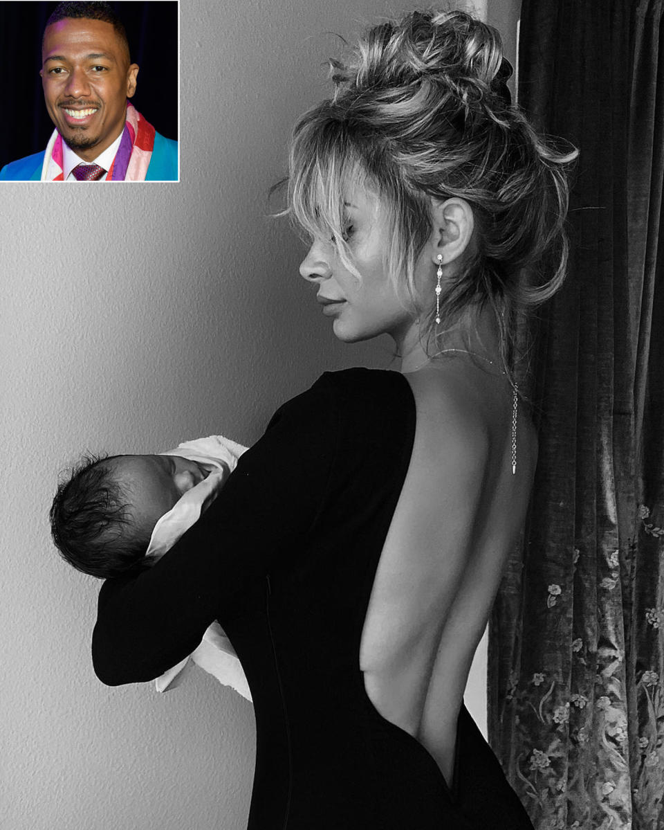 <p><a href="https://people.com/parents/nick-cannon-7th-child-arrives-according-to-alyssa-scott/" rel="nofollow noopener" target="_blank" data-ylk="slk:Scott announced;elm:context_link;itc:0;sec:content-canvas" class="link ">Scott announced</a> on July 3, 2021 that she'd welcomed her baby boy.</p> <p>"<a href="https://www.instagram.com/p/CQ49iZZtn4o/" rel="nofollow noopener" target="_blank" data-ylk="slk:I will love you for eternity;elm:context_link;itc:0;sec:content-canvas" class="link ">I will love you for eternity</a>," she captioned a trio of black-and-white snaps, two of which showed her cradling the newborn in her arms. Alongside the post she also shared that she welcomed her son on June 23, nine days after Cannon's twins Zion and Zilly were born. </p> <p>Just a few months later, Baby Zen <a href="https://people.com/parents/nick-cannon-youngest-child-5-month-old-son-zen-dead/" rel="nofollow noopener" target="_blank" data-ylk="slk:died of brain cancer;elm:context_link;itc:0;sec:content-canvas" class="link ">died of brain cancer</a> in December 2021. He was 5 months old. </p>