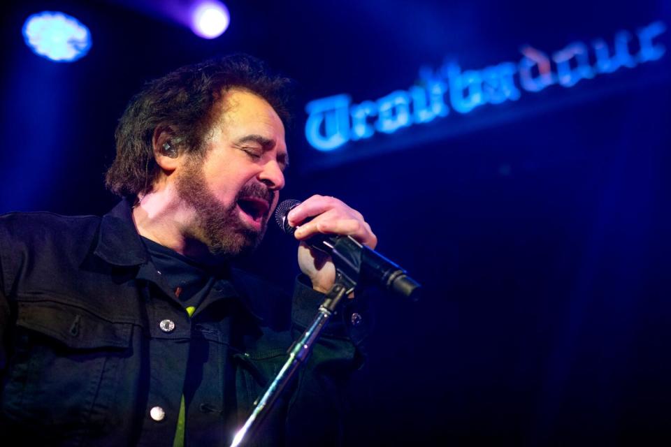 Adam Duritz of Counting Crows performs at the Troubadour.