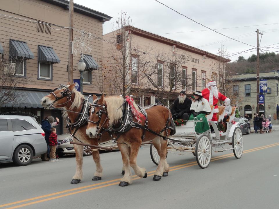 WINTERFEST PARADE- The 2021 Hawley Winterfest kicked off with a short but lively parade, Dec. 4 with Santa (aka Mayor Kevin Hawk) near the front greeting one and all. Santa (Jim Madigan) was also at the end of the parade! Downtown Hawley Partnership is the host; Wintefest runs through Dec. 12.