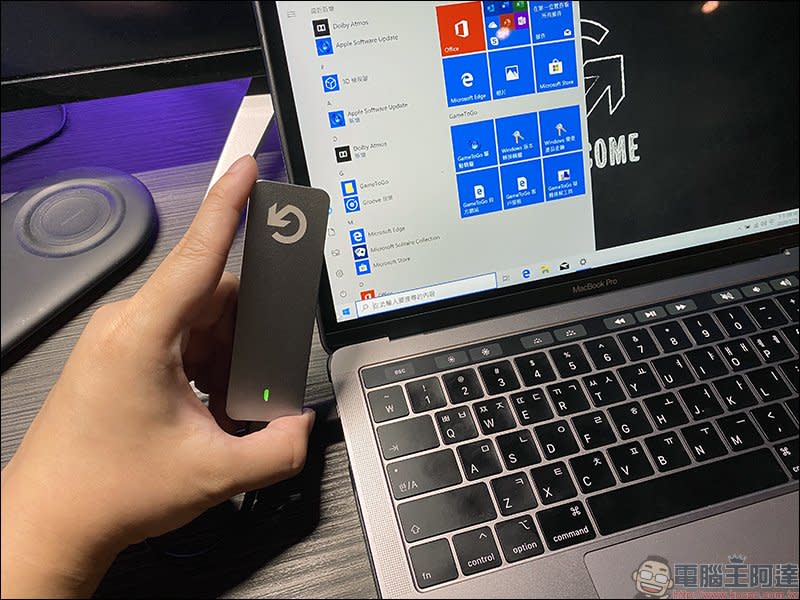GameToGo Hub 多功能轉接器開箱動手玩：內建 SSD 固態儲存、讓 Mac 變身 Windows 電腦，能裝 Office 也能玩英雄聯盟！（同場加映：GameToGo 2 系列同步登場，速度更快、散熱更佳！）
