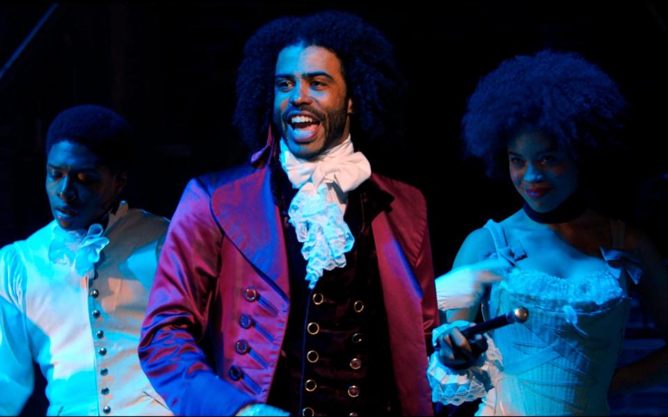 Daveed Diggs was the first to play the roles of Thomas Jefferson and Lafayette in Hamilton - Disney+