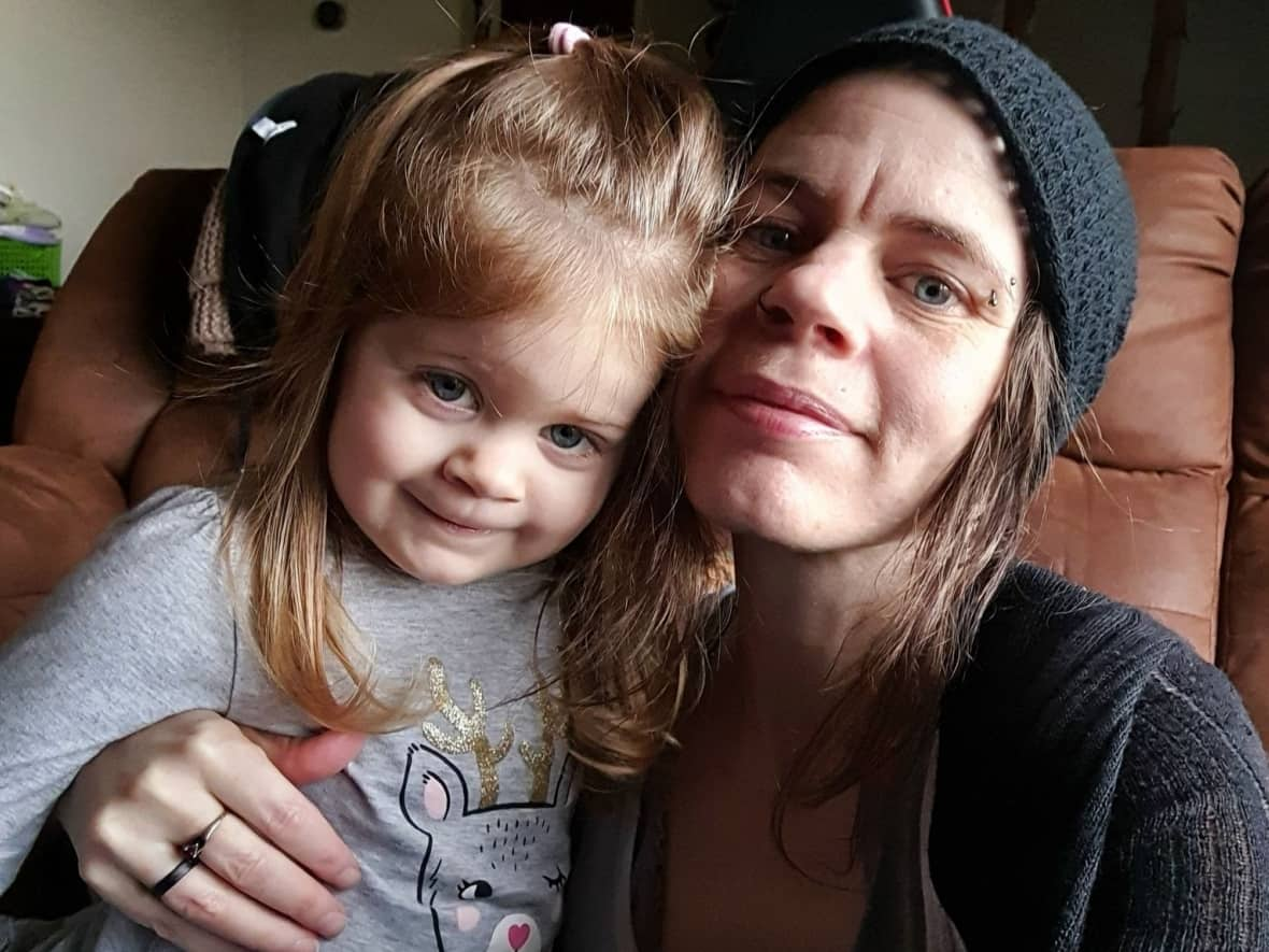 Jaimie-Lyn Oldfield says her family has put a lot of their plans on hold waiting for her daughter Rosslyn, 3, to get vaccinated. (Laurie Ducharme - image credit)