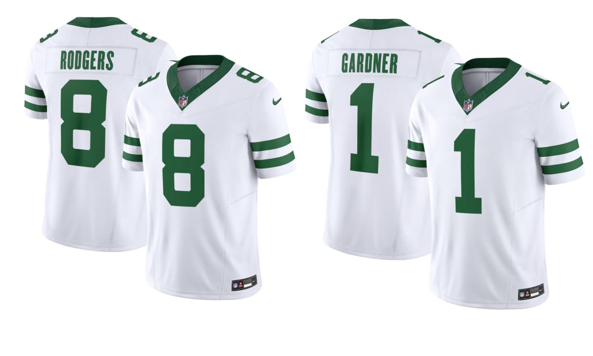 New York Jets: Jets Legacy White Throwback Uniforms