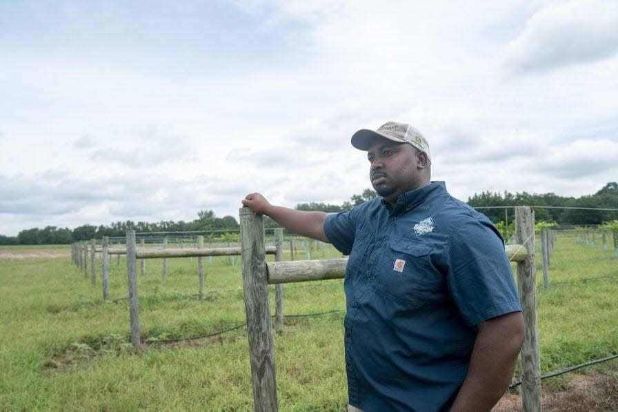Davon Goodwin, 34, says the hardest part of farming is mental. Organizations are working to help farmers, including Black farmers, handle the stress of the job.
