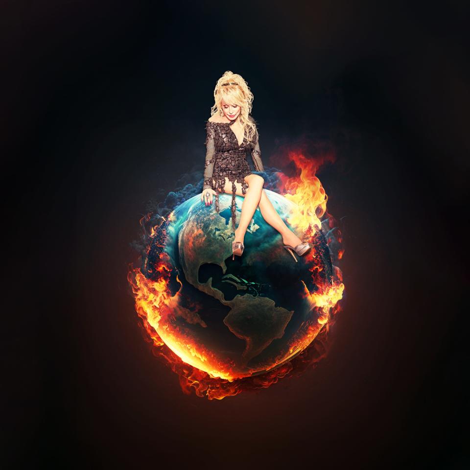 Dolly Parton's lead single from her 53rd studio album "Rockstar" is "World On Fire"