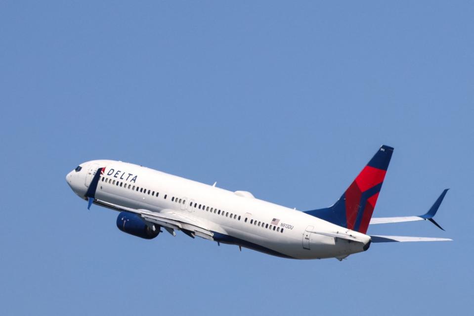 The man claimed he followed up with management after his flight and let them know “what a great job she did in a stressful situation.” AFP via Getty Images