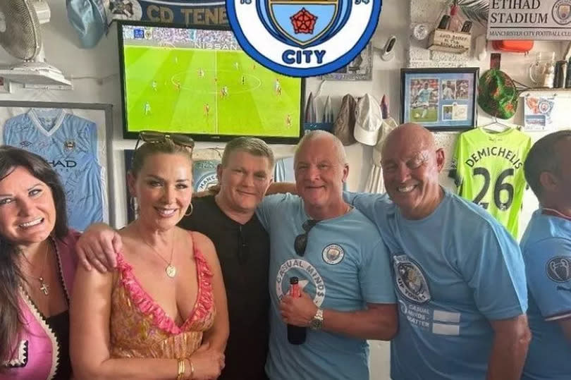 Ricky is a huge Blues fan and dragged took her along to watch the latest chapter in their title quest -Credit:Ricky Hatton (Instagram)