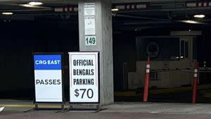 Bengals fans outraged by $70 parking near stadium