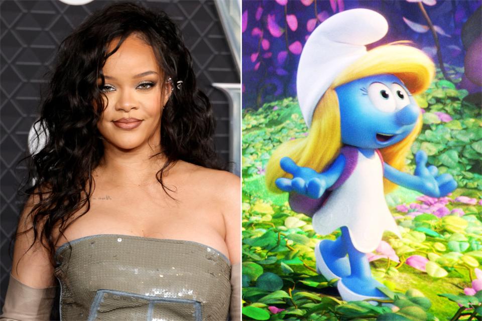 Rihanna to voice Smurfette in upcoming Smurfs movie