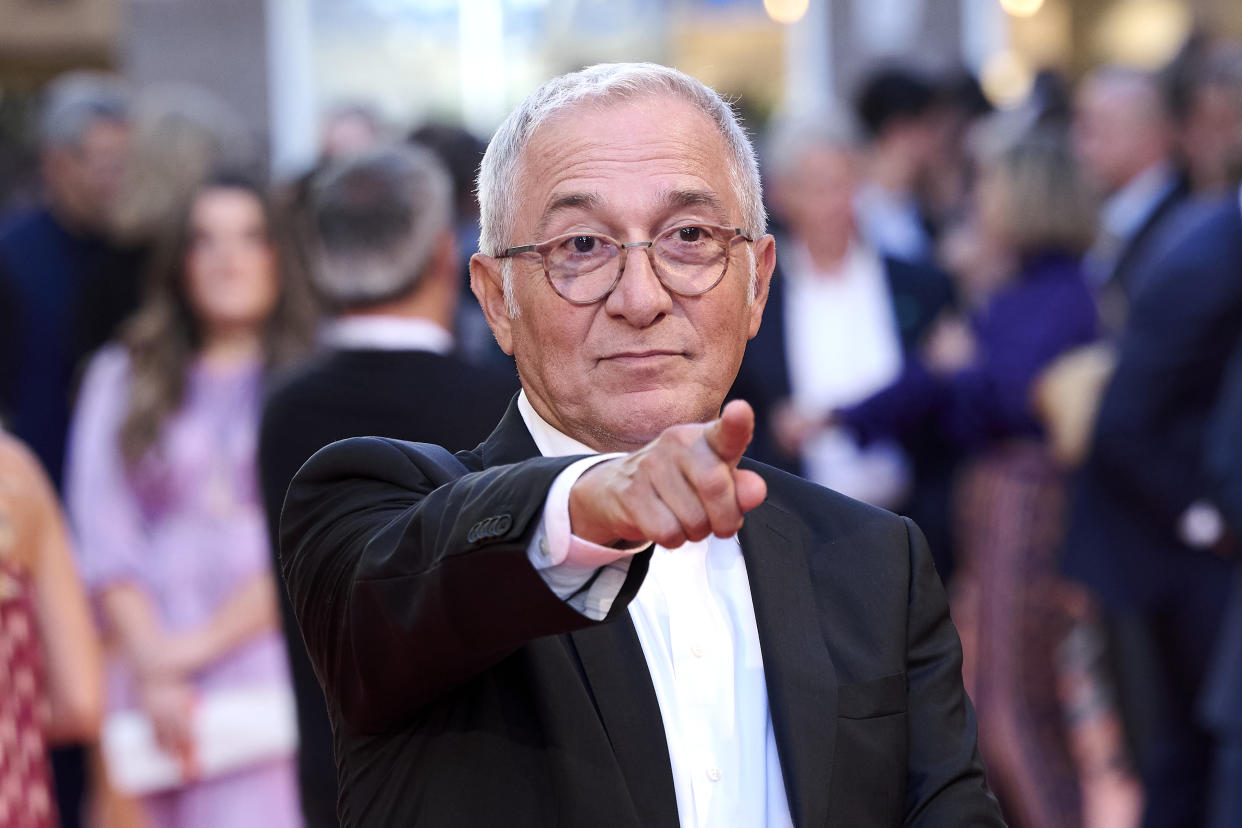 VITORIA-GASTEIZ, SPAIN - SEPTEMBER 10: Javier Sarda attends the red carpet closing ceremony Bruja Lola at the Principal Theater on September 10, 2022 in Vitoria-Gasteiz, Spain. (Photo by Carlos Alvarez/Getty Images)