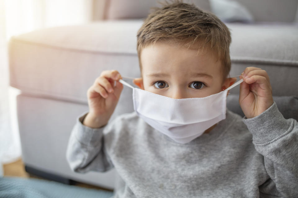 The Government guidance states children under the age of 11 don't need to wear a face mask. (Getty Images)