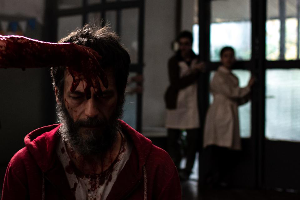 Ezequiel Rodríguez plays one of two brothers who fumble the rites of exorcism and unleash a supernatural plague in "When Evil Lurks."