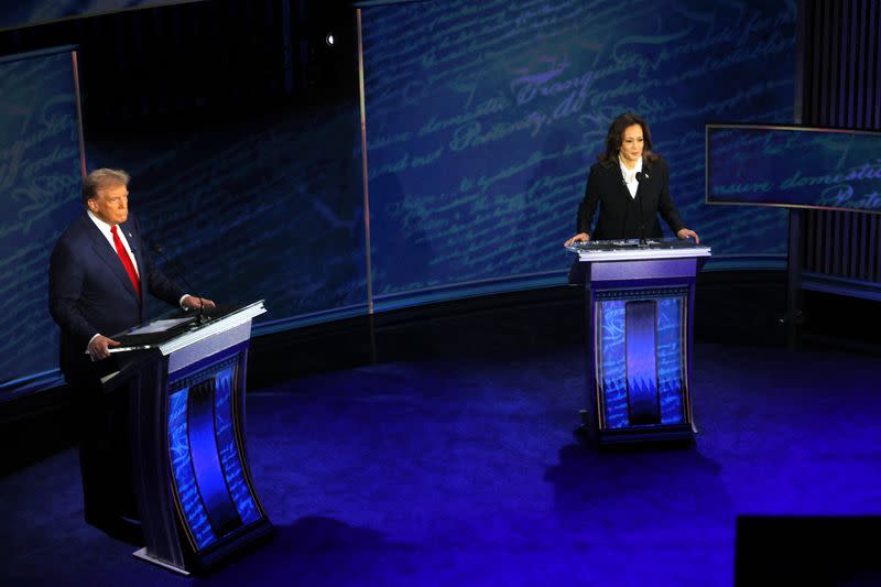 Harris-Trump presidential debate hosted by ABC in Philadelphia, Pennsylvania