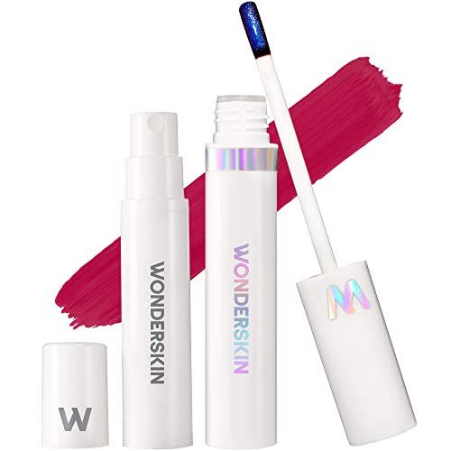 13) Wonderskin Wonder Blading Peel and Reveal Lip Stain Kit, Long Lasting Lip Tint, Transfer Proof, Matte Finish, Waterproof Formula, Includes Lip Stain Masque and Activator (Darling)