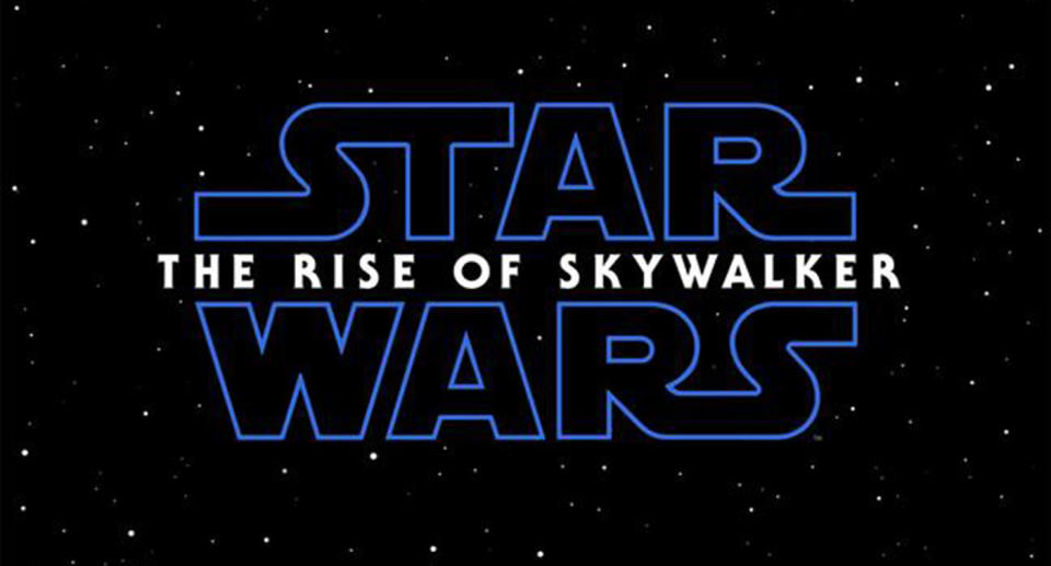 <i>Star Wars: The Rise of Skywalker</i> title treatment (Disney)