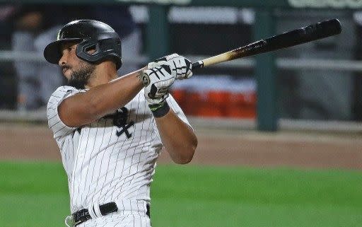 休士頓太空人今天與昔日美聯MVP阿布瑞尤（Jose Abreu）簽下一張3年合約。法新社