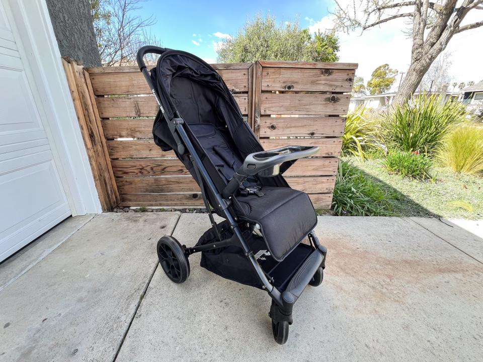 <p><a href="https://www.amazon.com/Joovy-Kooper-Single-Stroller-Lightweight/dp/B09WZL6DH2?tag=syn-yahoo-20&ascsubtag=%5Bartid%7C2089.g.60267433%5Bsrc%7Cyahoo-us" rel="nofollow noopener" target="_blank" data-ylk="slk:Shop Now;elm:context_link;itc:0;sec:content-canvas" class="link ">Shop Now</a></p><p>Kooper RS Travel Stroller</p><p>amazon.com</p><p>$259.99</p><span class="copyright">Jill Layton</span>