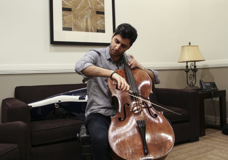 Austrian-born Soltani, whose parents are Iranian, is a rising star noted for his charistmatic stage presence and technical mastery who is playing with some of the world's leading orchestras in the 2018-2019 season