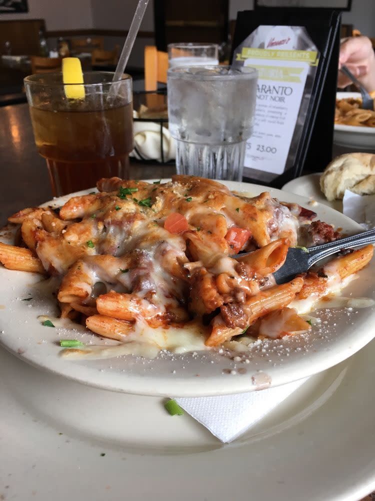 Pasta at Vincenzo's Italian Ristorante