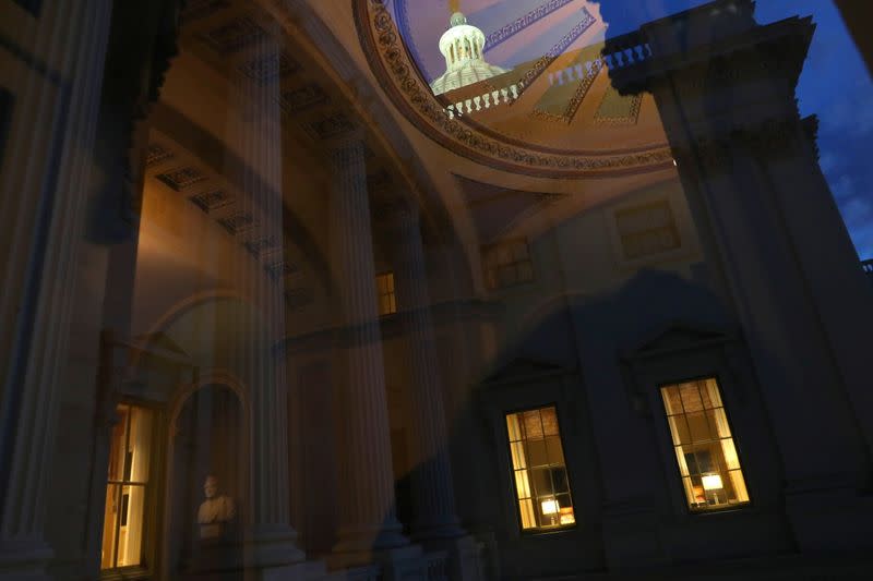 U.S. Senate face a decision over approving 2,000 dollars stimulus checks on Capitol Hill in Washington
