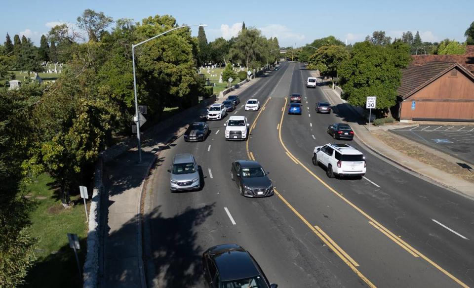 Scenic Road in Modesto, Calif., Friday, May 17, 2024.