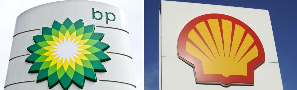 BP and Shell signs (PA Archive)