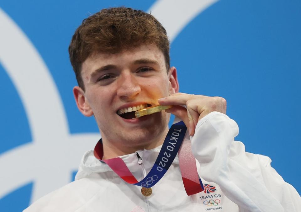 Matty Lee struck gold in Tokyo... will he do the same in Gwrych Castle? (Getty Images)