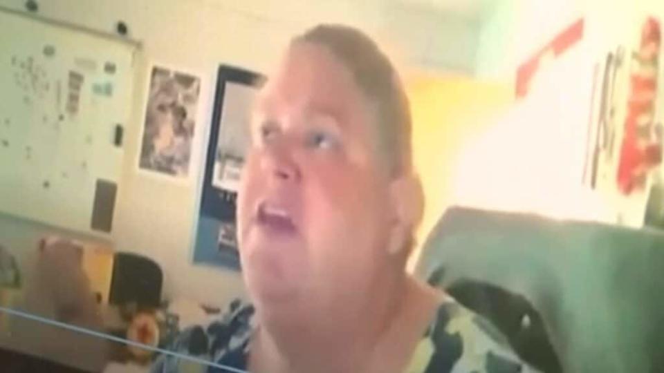 Poinciana High School social studies teacher Tracey Brown was recorded on Microsoft Teams telling her students<br>she has “as much right as anyone else to dislike Blacks for what happened to me.”