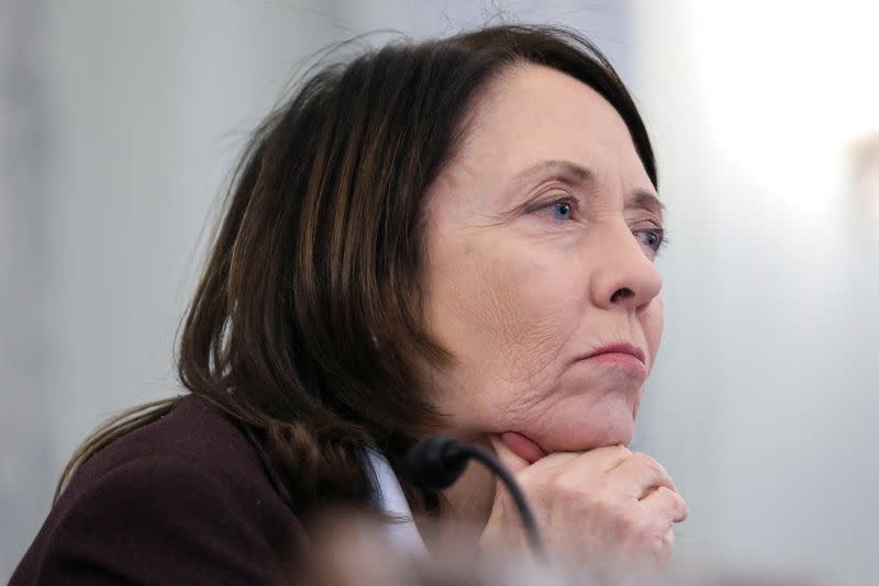 FILE PHOTO: US Senator Cantwell is pictured in Washington