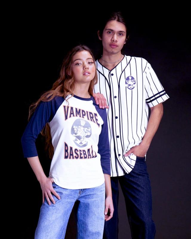 The Twilight Saga Cullen Baseball Woven Button-Up