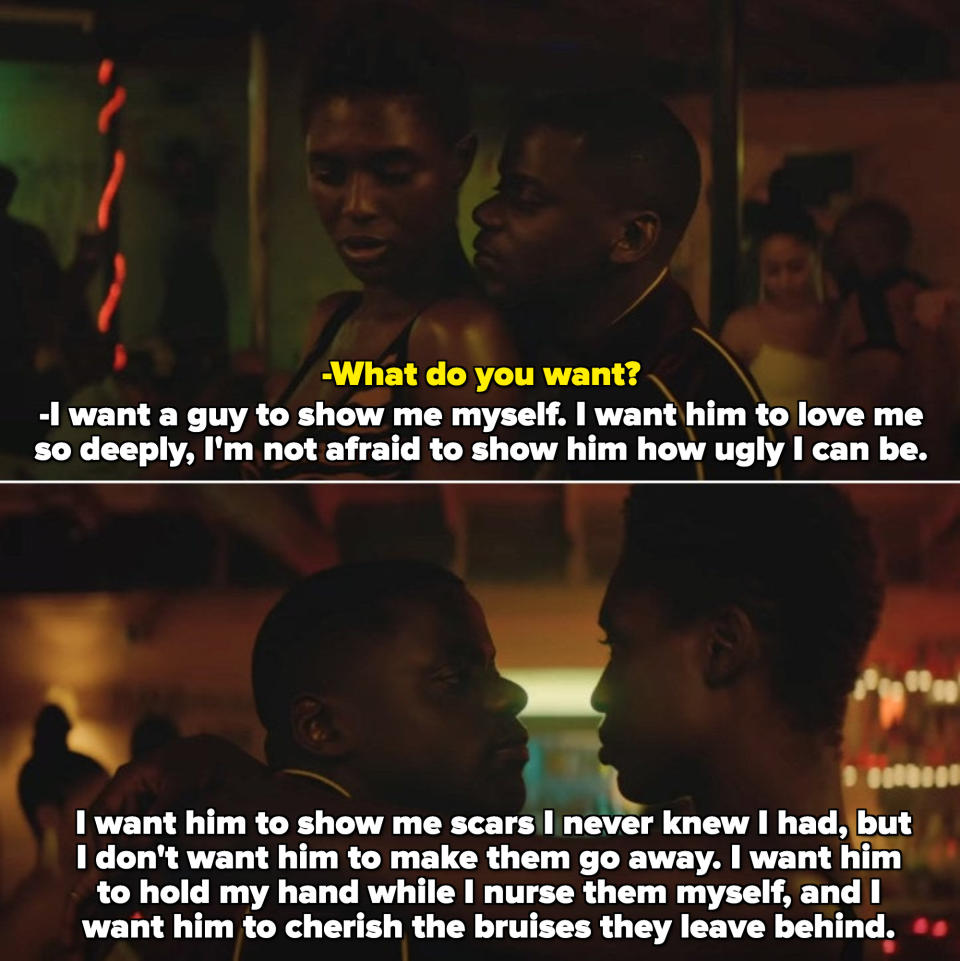 Daniel Kaluuya and Jodie Turner-Smith in "Queen & Slim"