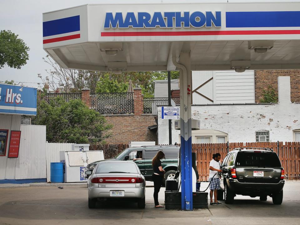  Marathon gas station on May 22, 2014 in Chicago, Illinois